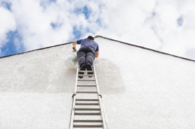 Peinture extérieure au Mazis — façades et ravalement